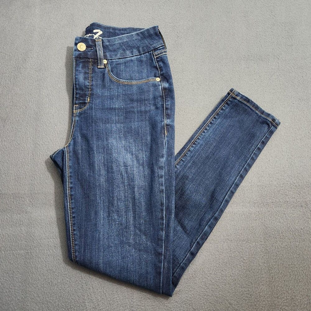 Seven7 Jeans Women 4 Dark Wash Tummyless High Rise Skinny